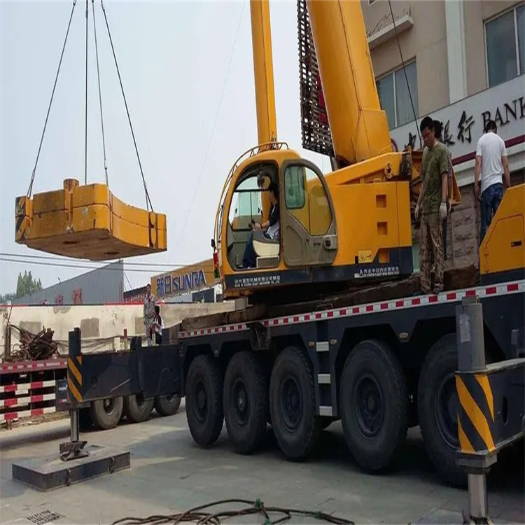 二七当地吊车出租|机器吊装|75吨|工厂搬迁服务